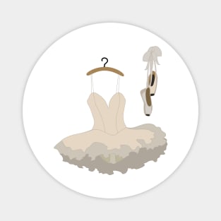 Ballerina dress and shoes Magnet